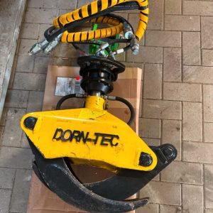 Holzgreifer Dorn-Tec für Minibagger mit MS01 Aufnahme