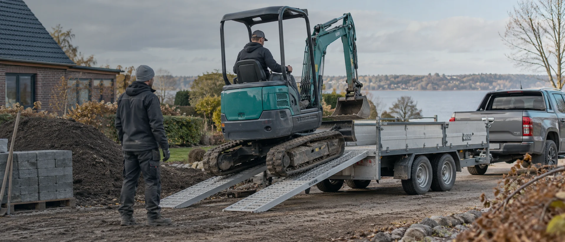 Baumaschinenanhänger auswählen: Nutzlast, Ladefläche und Maschine zusammen prüfen | Ziel Baumaschinen
