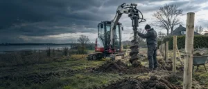 Erdbohrer für Zaunpfosten und Punktfundamente richtig einsetzen | Ziel Baumaschinen