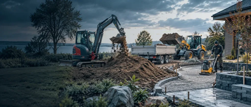 Maschinenkombination für Garten- und Landschaftsbau: weniger Wege, klarer Ablauf | Ziel Baumaschinen