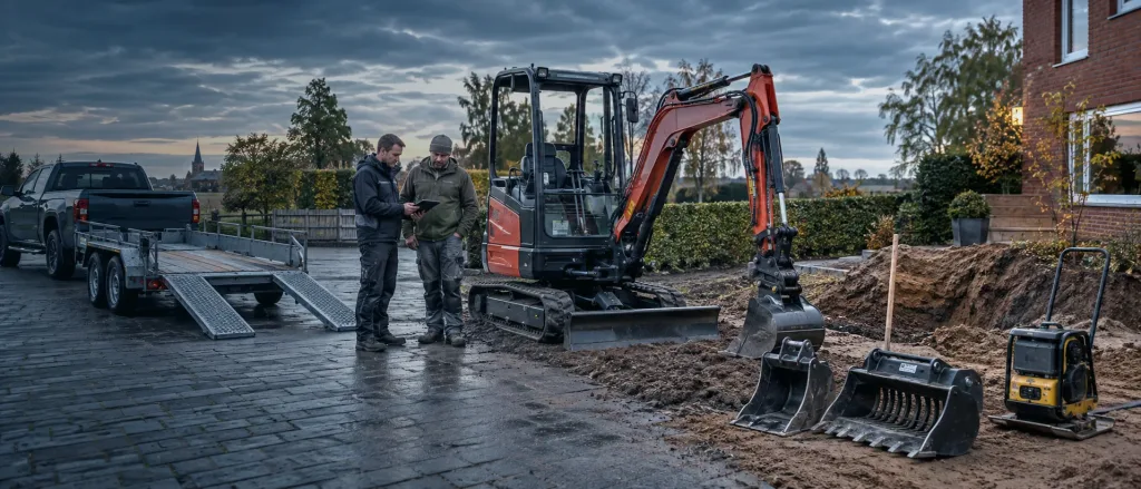 Minibagger ausleihen: Was ist zu beachten? | Ziel Baumaschinen
