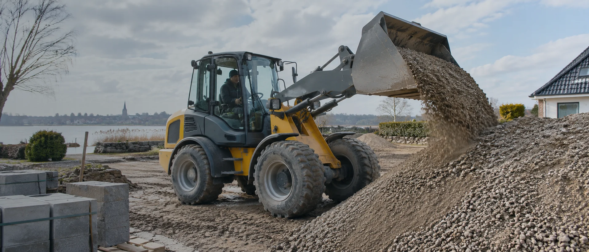 Radlader für Erdarbeiten und Materialtransport effizient einsetzen | Ziel Baumaschinen